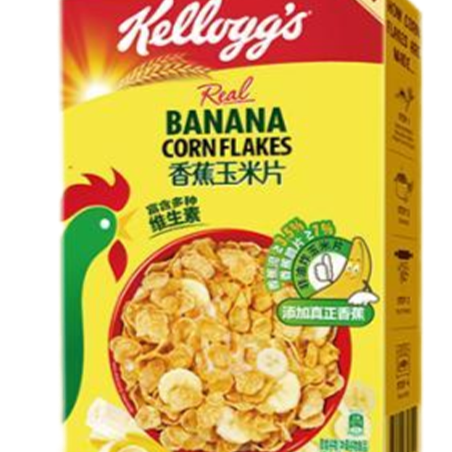 家乐氏香蕉玉米片300g纸盒早餐搭档【临期清仓】