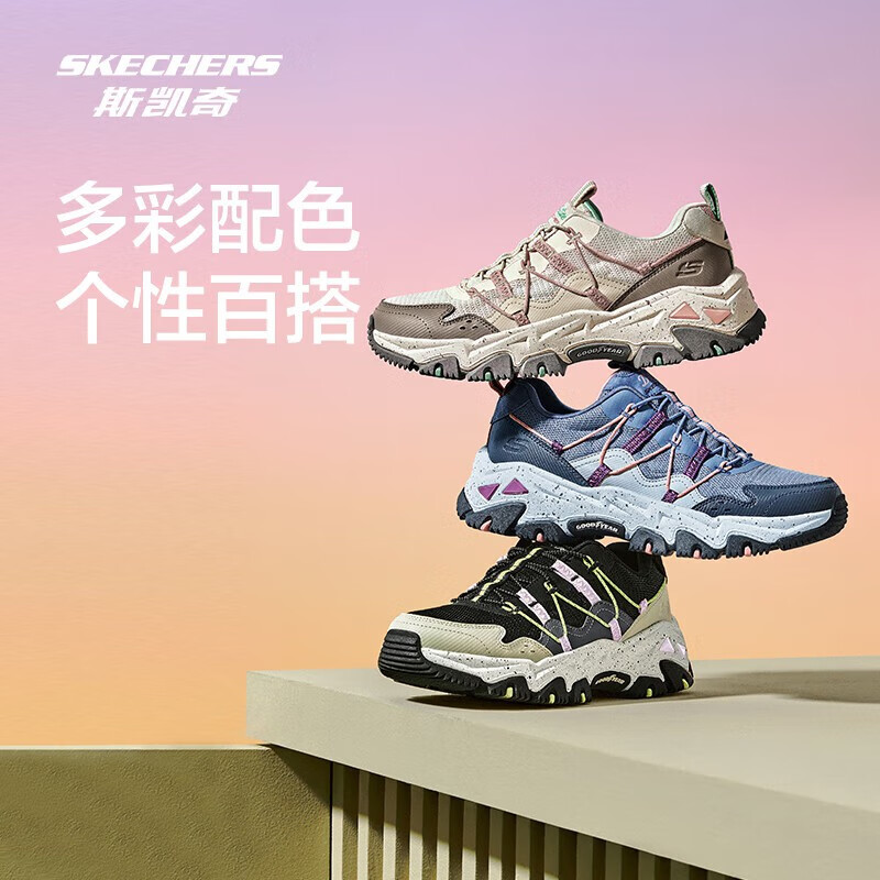 ˹���棨Skechers������حͽ��ЬŮЬ�ϵ�Ь��������Ь����͸����ɽ�������˶�Ь ������ɫ/��ɫ/SLTP 37