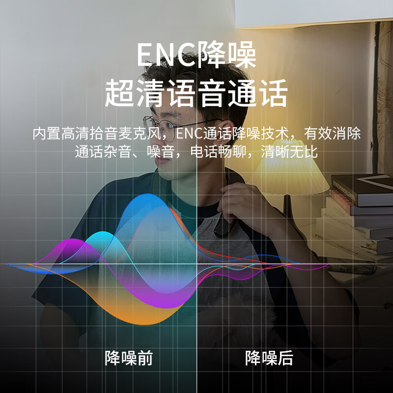 万笛【2025芯升级】挂脖式无线蓝牙音箱重低音炮立体声OWS开放式不入耳TF插卡头戴耳机音响超清通话 定制升级版-震撼HiFi立体声