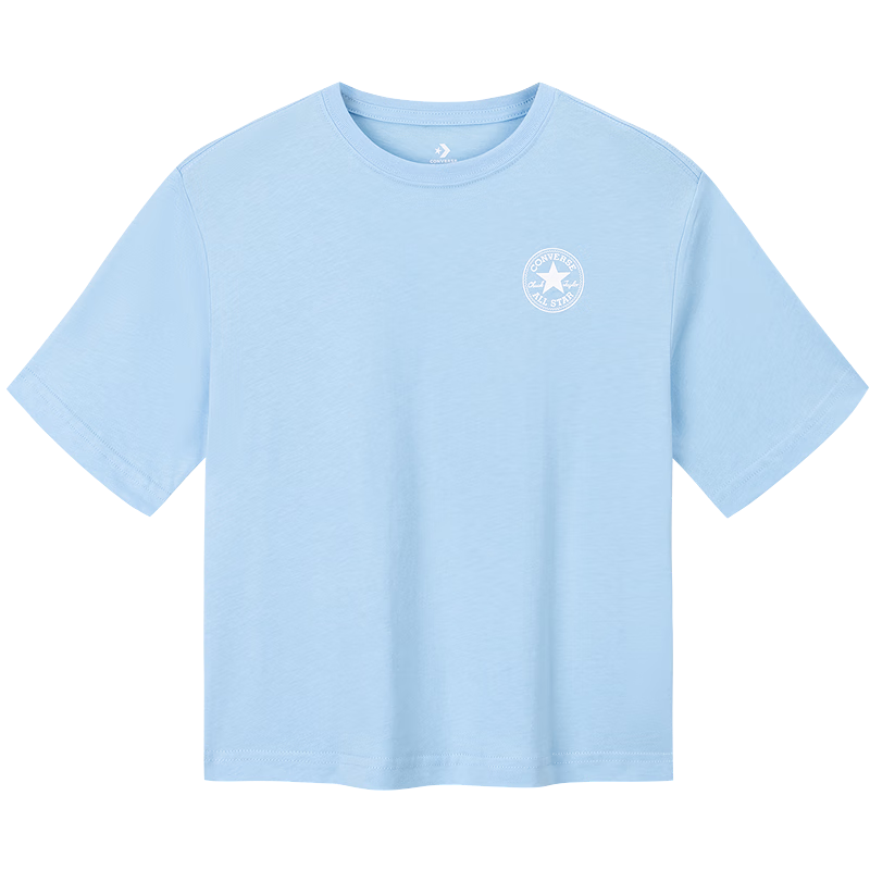 Converse 匡威童装【买1送1】印花短袖新款男女童棉休闲短T