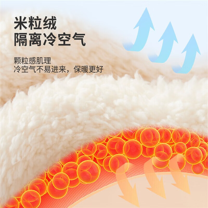 都市丽人家居服情侣款米粒绒开襟上衣厚款保暖外出经典格纹开衫家居服上衣 深普蓝-男 XL