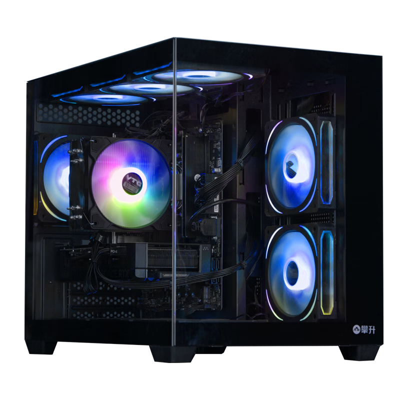 �伫&AMD  ħ��S̨ʽ������Ϸ̨ʽ����������ȫ�ף�AMD����R7-9700X 32GD5 RX7700XT��