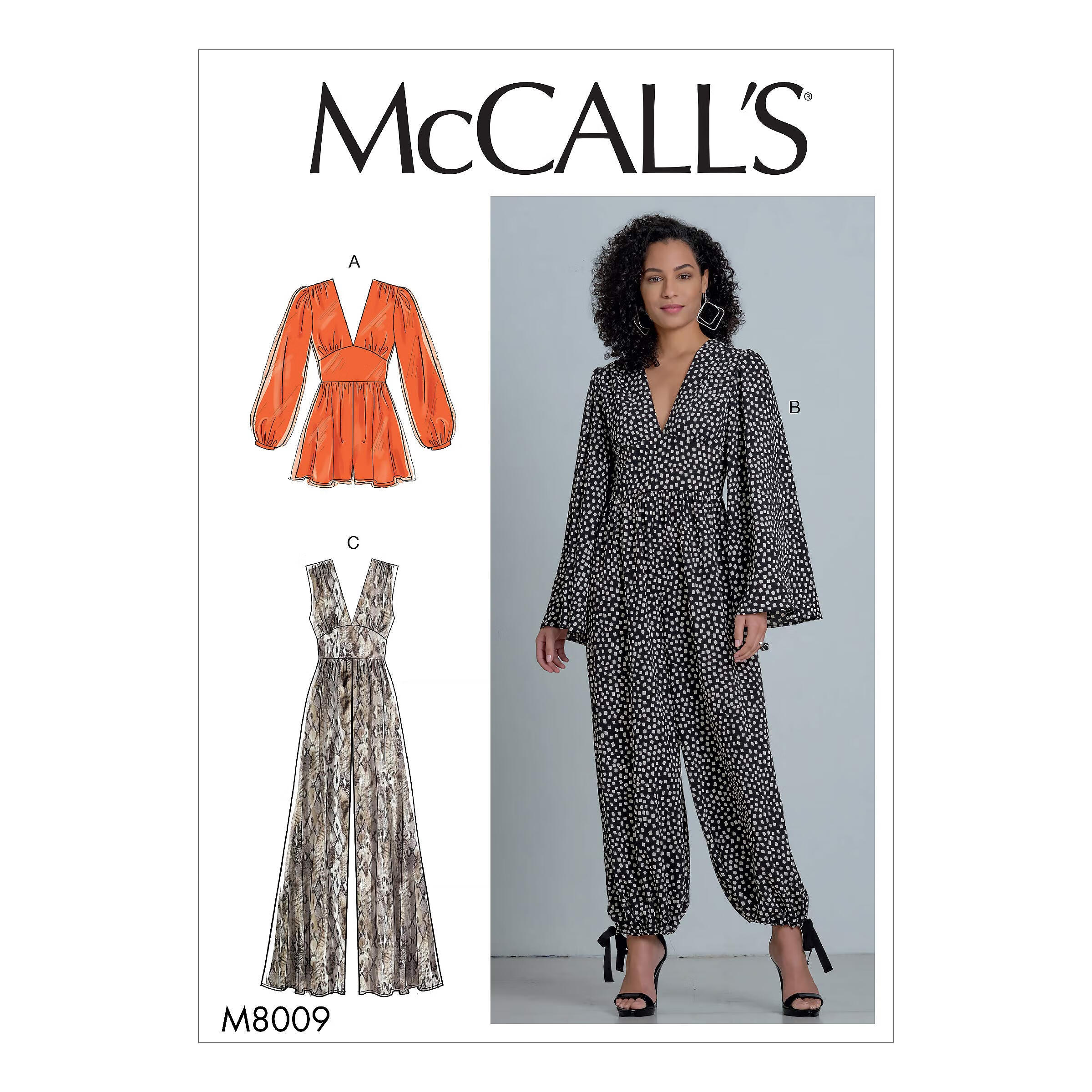 mccalls 女士连体裤连衣裤纸样 6