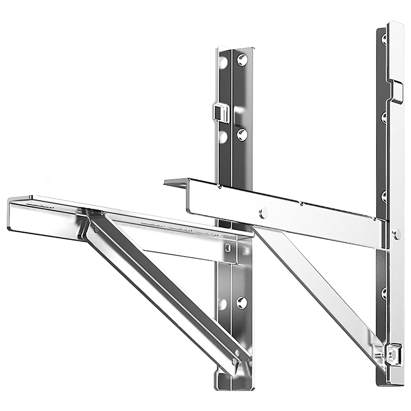 净主义 空调外机支架不锈钢加厚格力美的海尔奥克斯小米适用室外机架子1P-1.5匹通用 送膨胀螺丝AC-15PRO