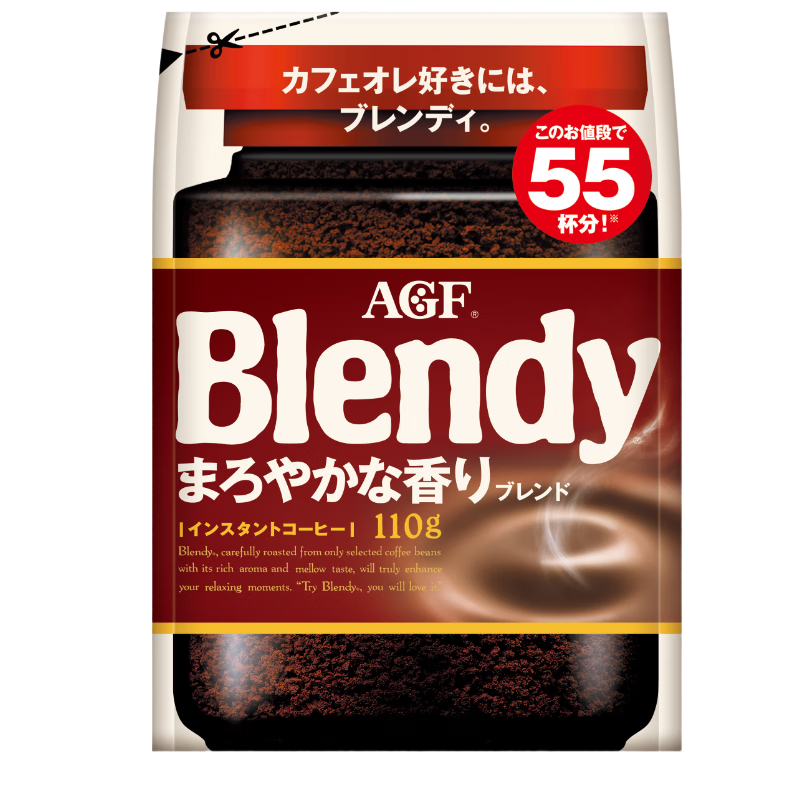 PLUS��AGF Blendy ��ˮ���ܺڿ��ȷ� 110g/�� ��������ʽŨ���� 41.8Ԫ(����ȯ��21.8Ԫ)