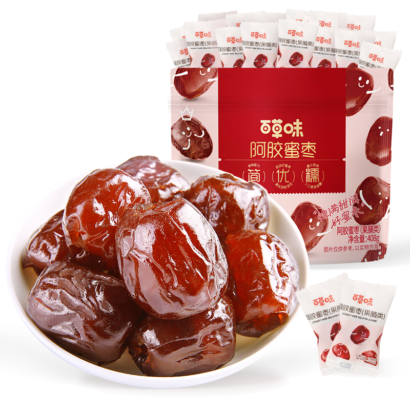 百草味阿胶蜜枣408g