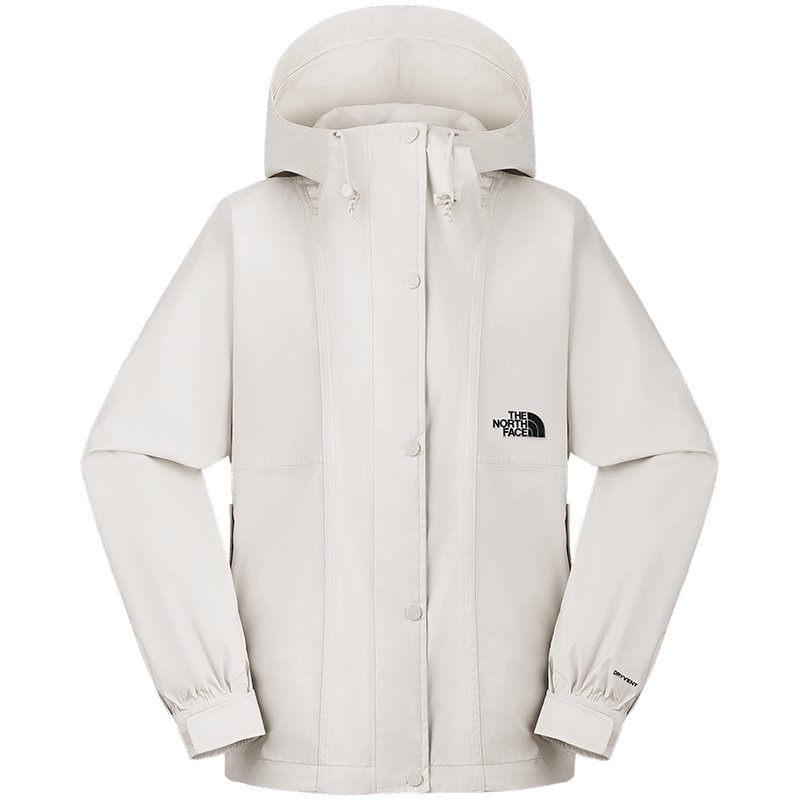 北面（The North Face）【都市經(jīng)典系列】沖鋒衣女戶外防水透濕耐磨硬殼外套25春夏8EYF QLI/沙丘白 M /160