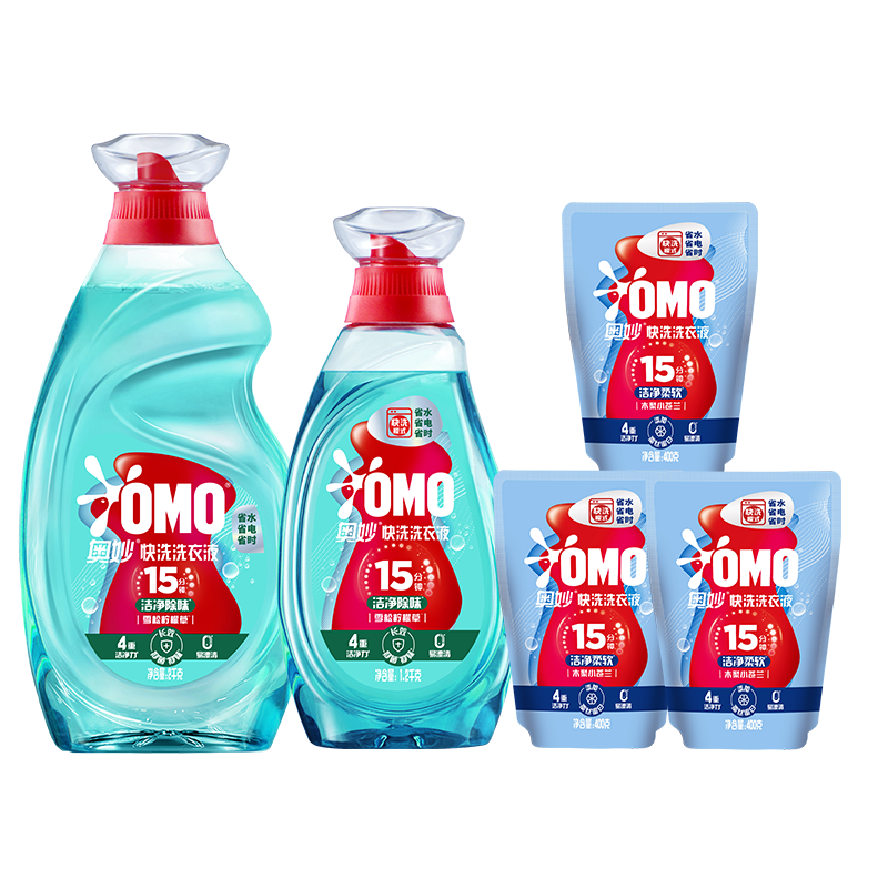 ��������Ƽ�����ϴϴ��Һ�ྻ��ζ2KG+1.2KG+400*3 15�����پ�