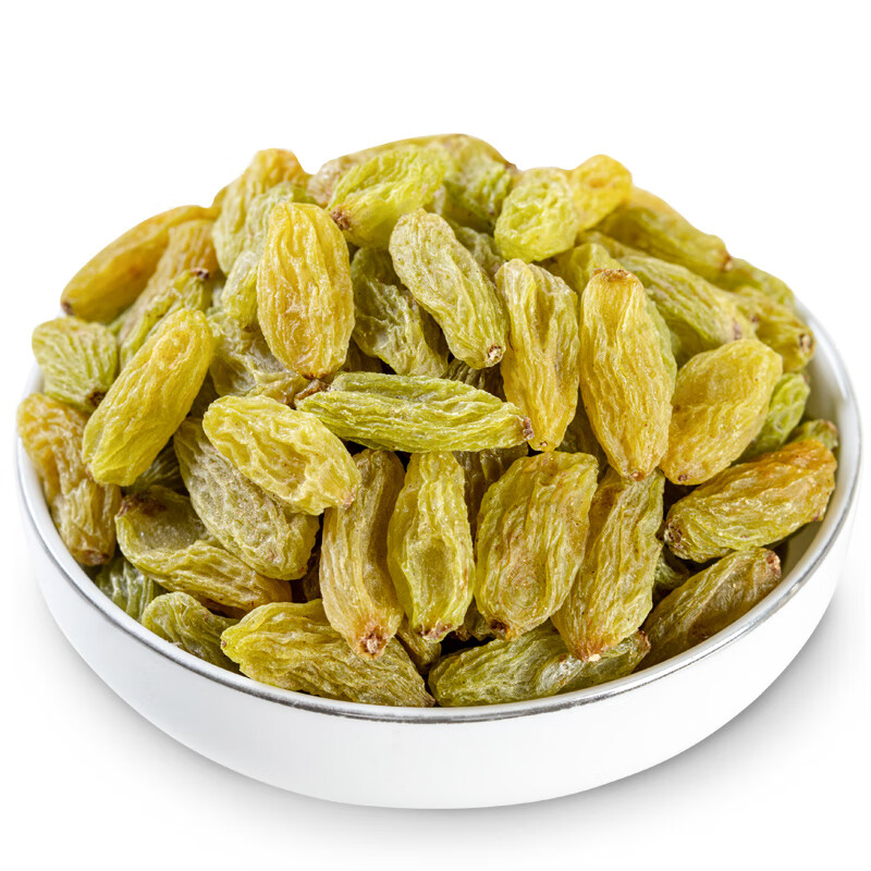 康泉葡萄干新疆非特級(jí)超大免洗葡萄干黑加侖葡萄干商用批發(fā)提子干即食 新疆綠葡萄干1000g*1袋