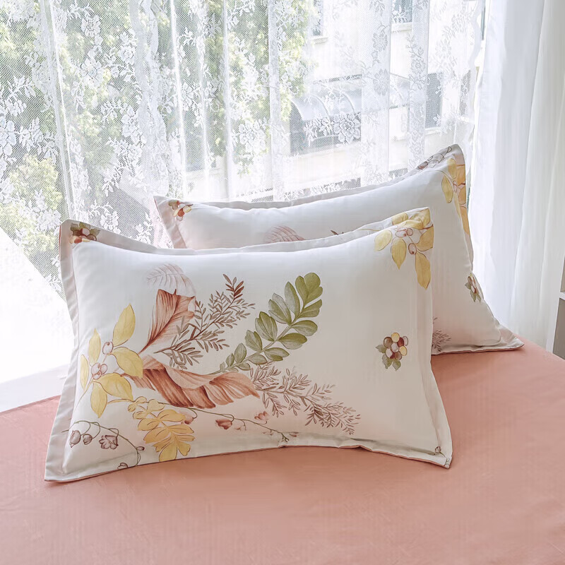 软贝磨毛四件套 透气亲肤印花卡通简约田园风被套床单款 铃兰 2.0m床单款四件套(被套200*230cm