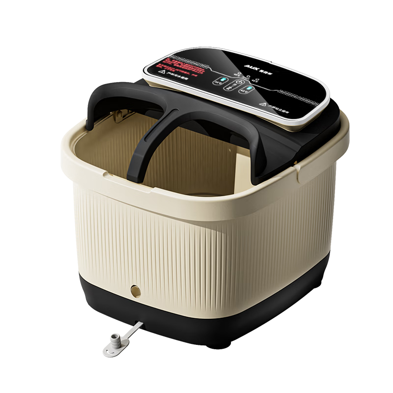 奥克斯（AUX）泡脚桶足浴盆按摩洗脚盆加热自动按摩2025泡脚按摩一体机智能恒温足疗实用送爸爸妈妈长辈生日礼物 【基础脚动款】智能三键+10组指压滚轮+红光理疗 生日礼物送爸爸妈妈女士男士长辈老人