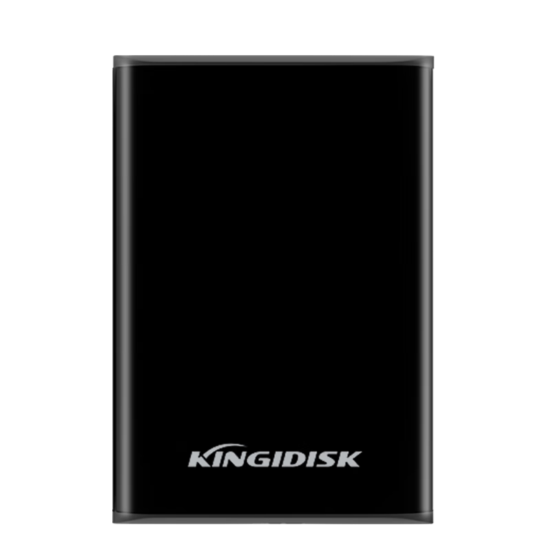 黑甲虫 (KINGIDISK) 1TB USB3.0 移动硬盘 SLIM系列 2.5英寸 子夜黑 9.5mm金属纤薄 抗震抗压 SLIM100