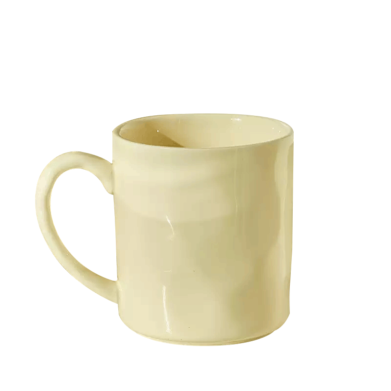 彩致（CAIZHI）马克杯家用陶瓷水杯学生泡茶杯办公室咖啡杯 奶油黄CZ6787
