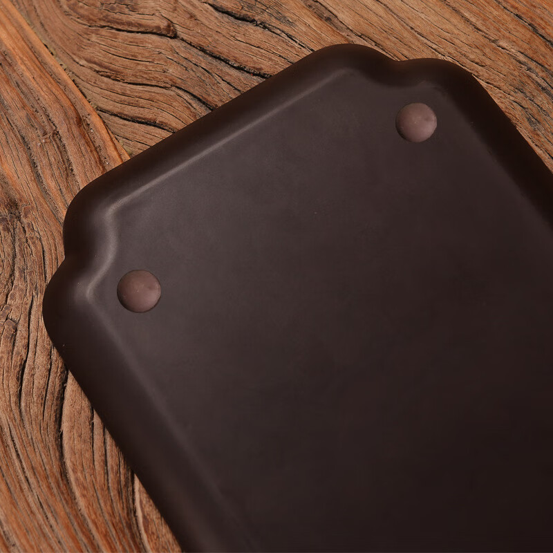 艾木枫靓电木茶盘干泡茶托盘果盘功夫茶道茶具收纳杯子螺钿大漆复 螺钿褐色 29.5*15.5*1.5