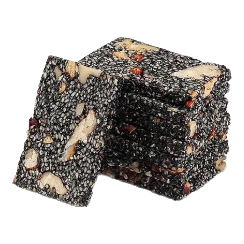 【松鼠同款】黑芝麻红枣核桃糕手工营养糕膳食纤维健康低糖零食 40包【划算】