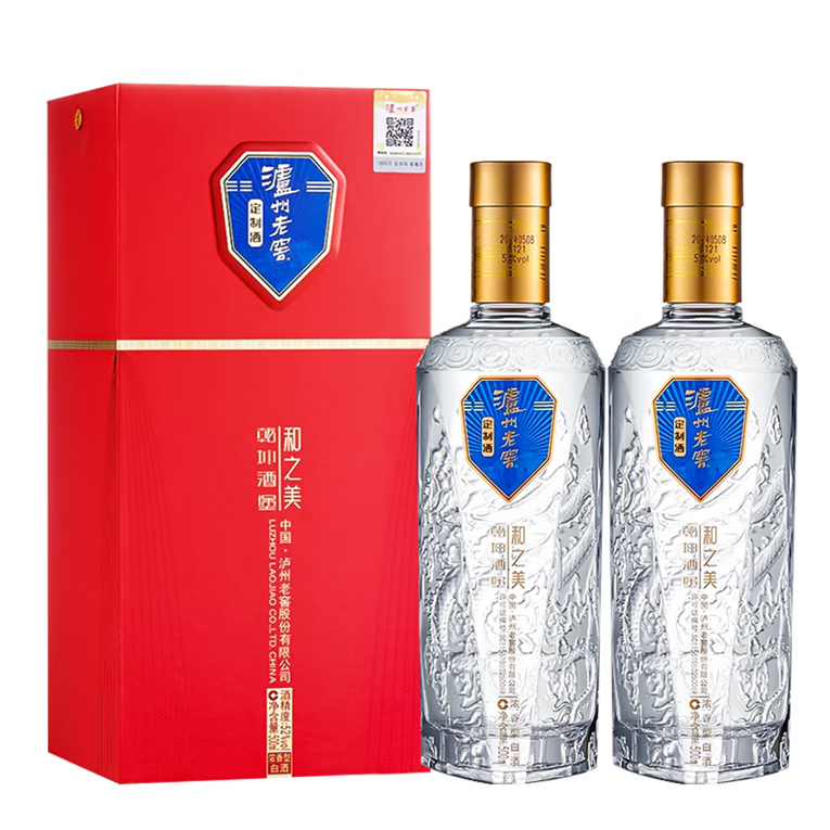 �����Ͻ��Ͻ� Ǭ���Ʊ�(��֮��) �ߵ����ƾ� 52��Ũ���Ͱ׾� ��н������� 52�� 500mL 2ƿ ˫ƿװ����� 199Ԫ