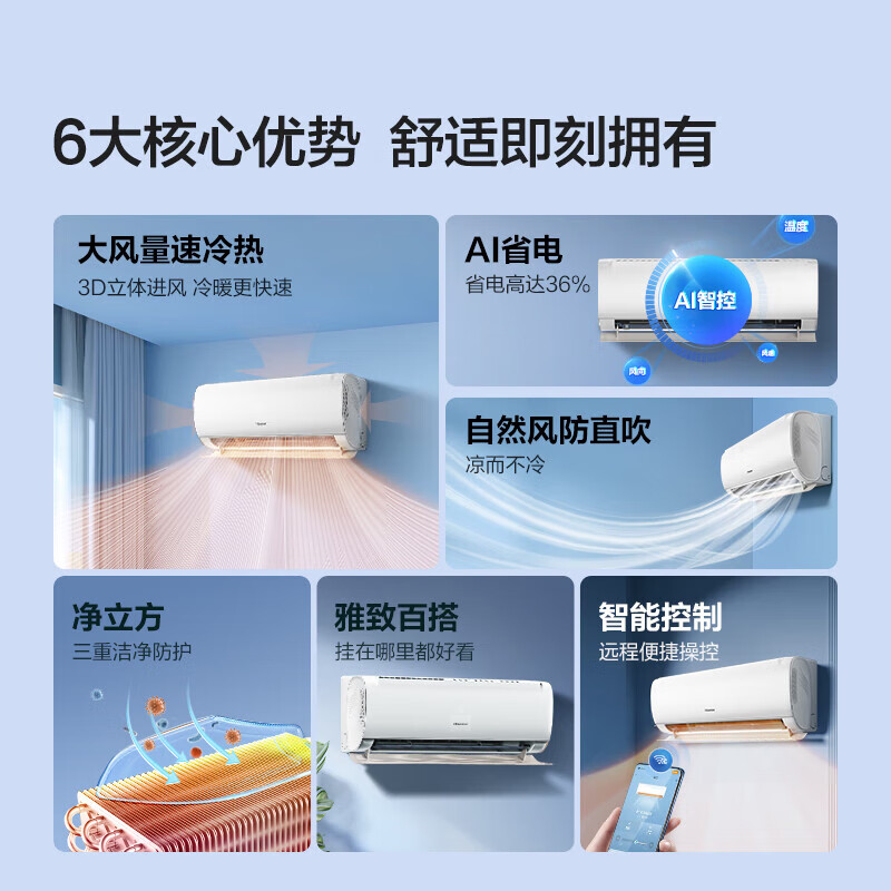 海信海信空调KFR-35GW/S511-X1 1.5匹 一级能效 35511