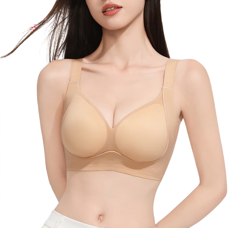 歐迪芬小胸聚攏內(nèi)衣女無(wú)痕收副乳防下垂提拉上托運(yùn)動(dòng)透氣文胸罩