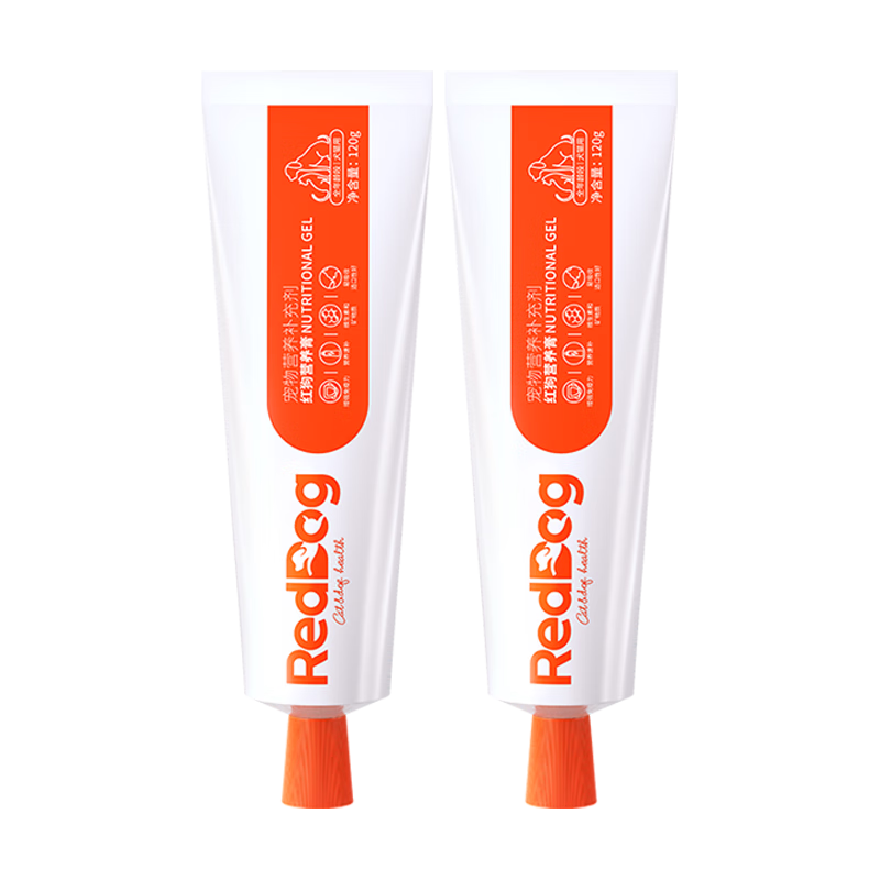 红狗营养膏120g*2支装 猫咪营养膏猫营养膏狗狗猫咪维生素狗狗维生素