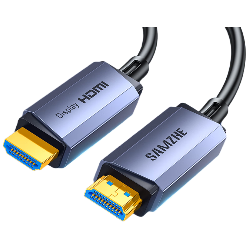 山澤光纖HDMI線2.0版 4K60Hz發(fā)燒級高清線3D視頻線 電腦電視投影儀顯示器工程裝修連接線50米 GXT50