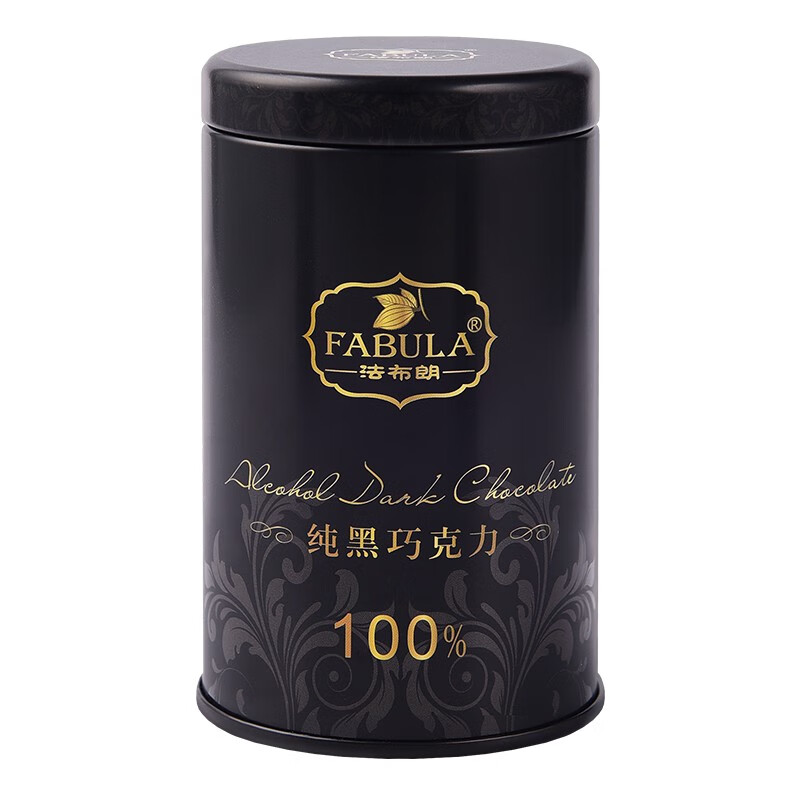 法布朗（Fabula）法布朗純可可脂無(wú)糖黑巧克力100可可進(jìn)口料純黑巧俄羅斯風(fēng)味零食 無(wú)糖極苦100無(wú)糖無(wú)奶
