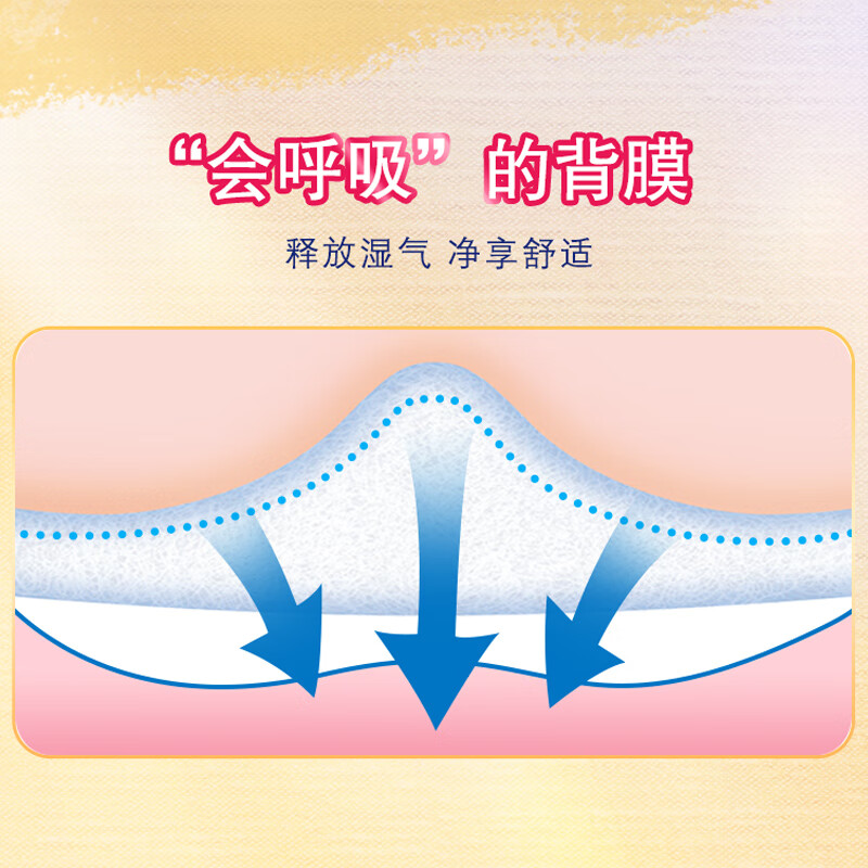 爱璐茜(elis)大王自在瞬吸干爽透气卫生巾 【日用】250mm*52片(4包)