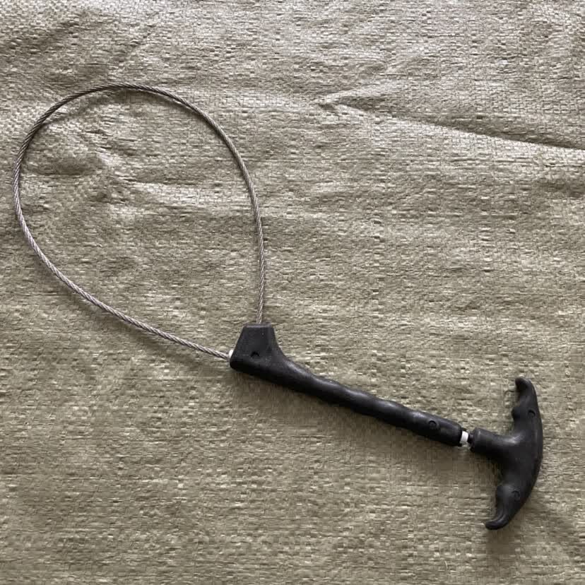 喜普兽用套猪器套猪嘴巴钢丝绳抓猪神器保定器打针灌药捕捉工具 黑把