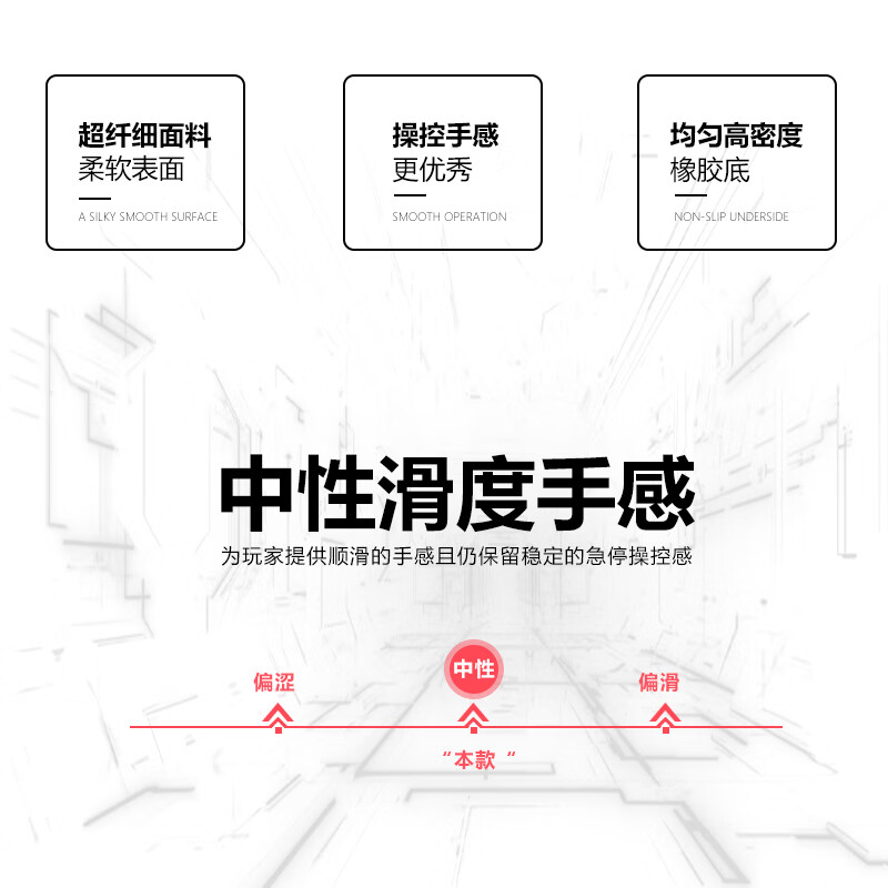 剑匠零鼠标垫超大加厚 ARTISAN FX零细面控制滑鼠垫FPS电竞游戏专用桌垫 来图定制 400x450mm x 6mm（加厚更舒适）