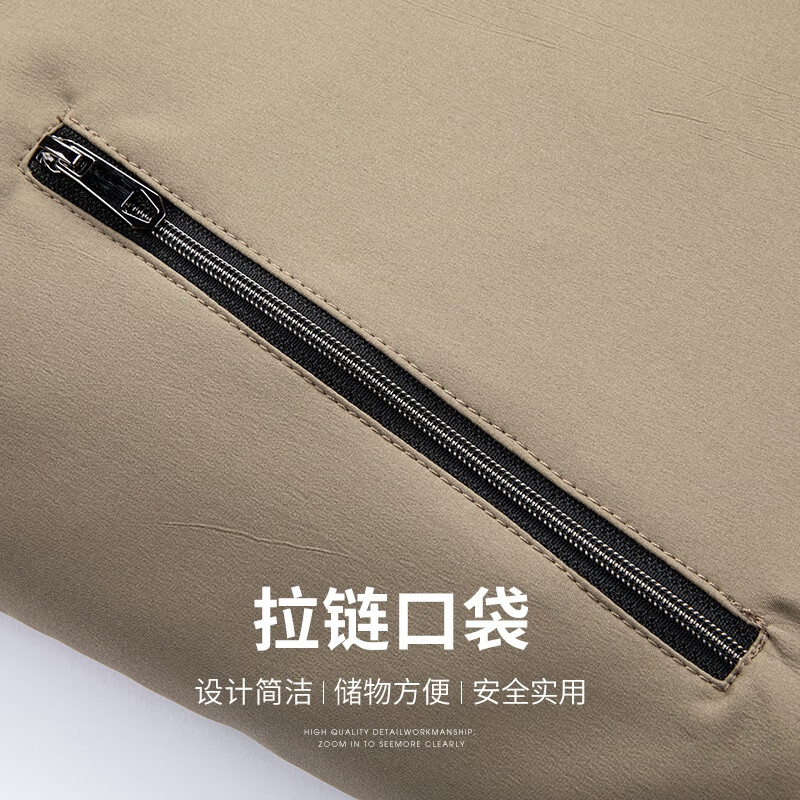 SHANSHAN杉杉【双面穿】棒球领夹克男士春秋新款外套休闲本命年礼物爸爸装 黑色 XL /180【建议130-145斤】