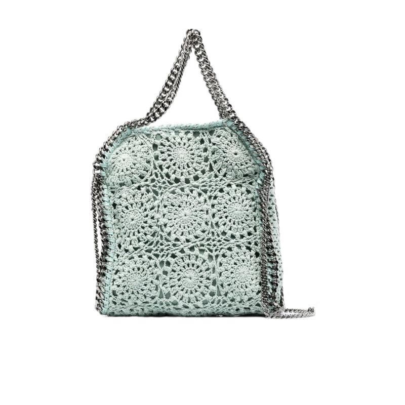 斯特拉麥卡托尼（Stella McCartney）斯特拉麥卡特尼女士徽標單肩包奢侈品時尚箱包 灰色 均碼