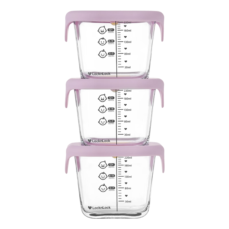 �ֿ��ֿۣ�locknlock��������ʳ�б�����ʳ��Ӥ��������װLLG513V_260ml*3