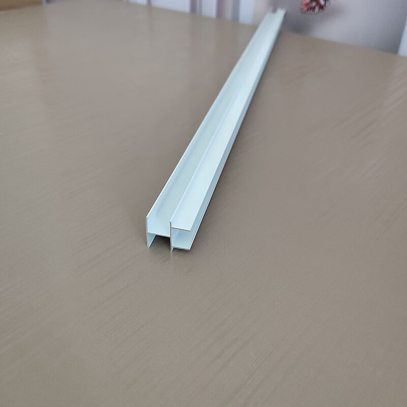 鹿色瓷砖橱柜铝合金层板托隔层槽橱柜层板条封边铝材层板框 40厘米长