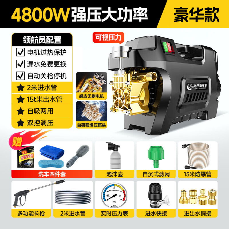 7款洗车机对比评测!轻松选对,买对不踩坑超省心选购指南-图片3