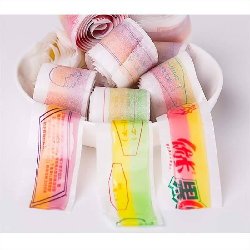 优卡果c卷果汁软糖儿童糖果8090后怀旧童年儿时小时候零食品散装 果c