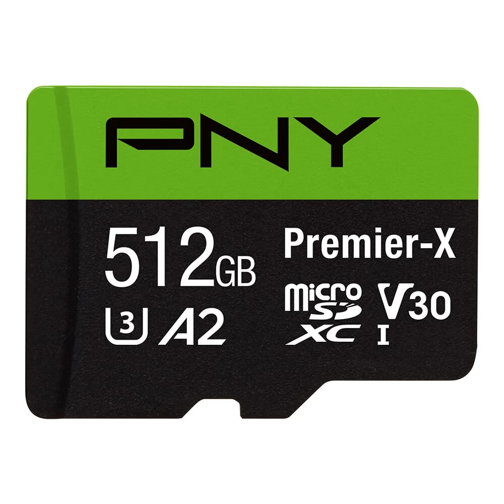 PNY 512GB PremierX Class 10 U3 V30 microSDXC 闪存卡