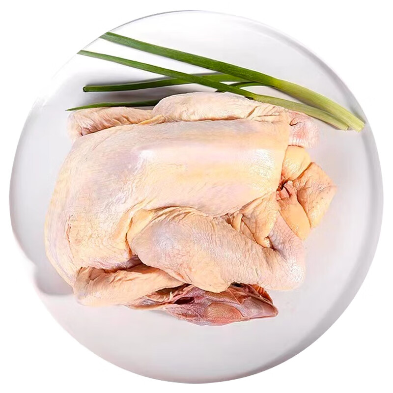 青草家童子鸡3只装 无抗标准谷饲喂养真空净膛生鲜冷冻鸡肉 650g3只装 童子鸡650g*3只