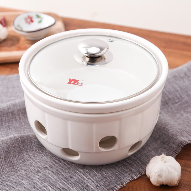 小火锅酒精陶瓷砂锅商用酒 3cm 白色1