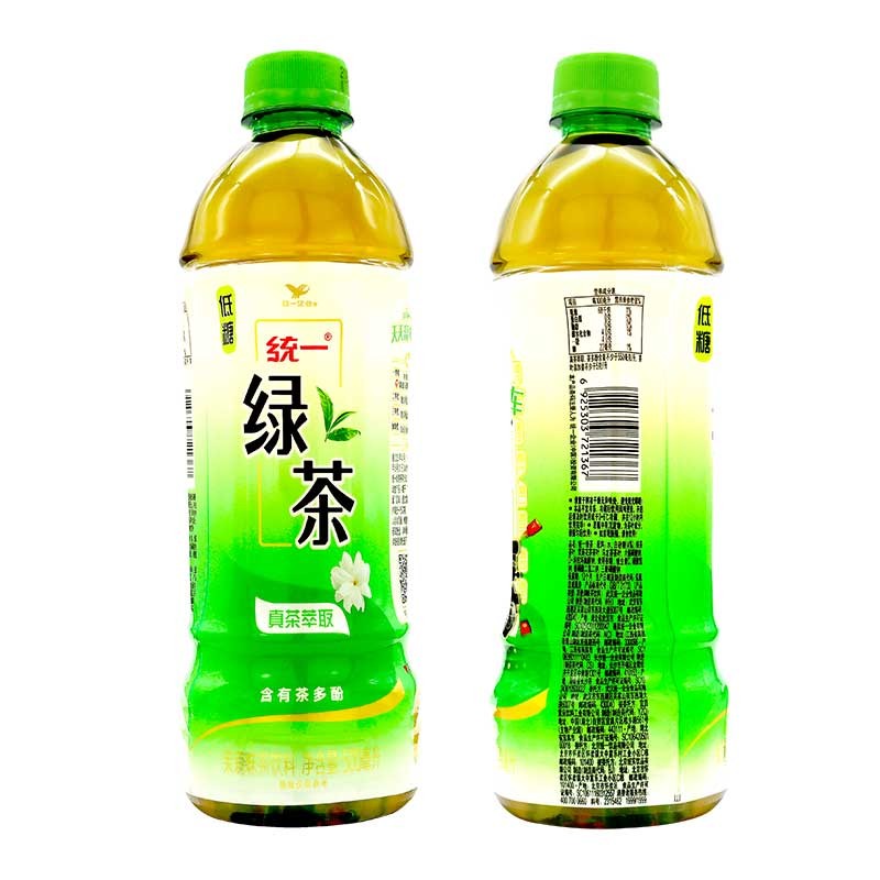 统一绿茶茉莉味瓶装茶饮料500ml*15瓶整箱茶多酚低糖一箱批 统一绿茶