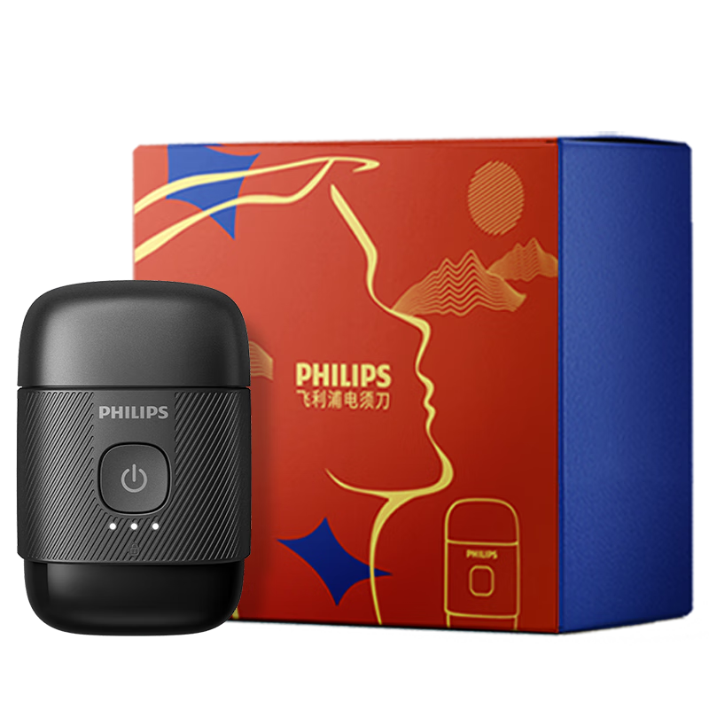 PLUS会员：PHILIPS飞利浦 RQ890/05ABP电动剃须刀 鹅卵石礼盒款极境黑