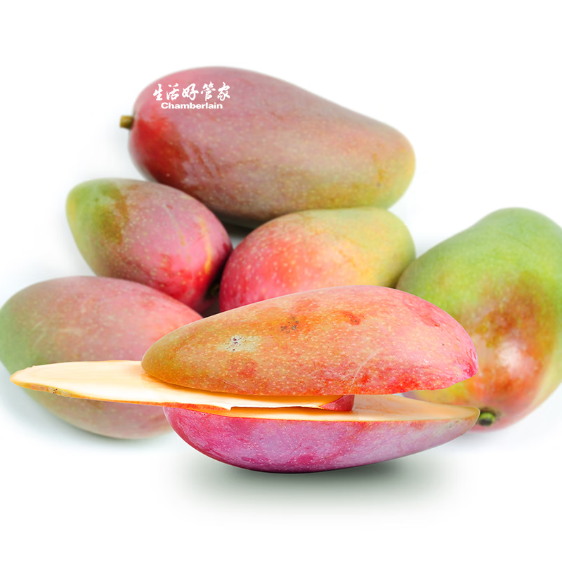 生活&好管家海南贵妃芒果新鲜热带水果应季现甜心芒果头茬孕妇水果青芒果礼盒 统货直发(需催熟再食用) 4.5-5斤装【60g+】——净重4.5斤