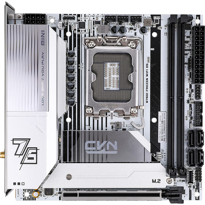 �߲ʺ磨Colorful��CVN B760I FROZEN WIFI D5 V20 DDR5���� ֧��CPU 13600KF/14600KF(Intel B760/LGA 1700)