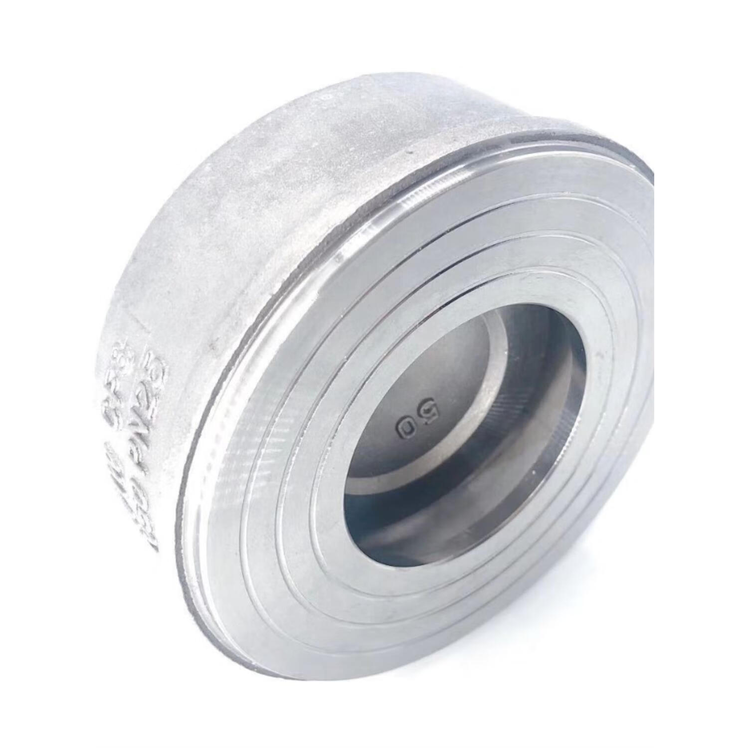 201/304不锈钢h71对夹式止回阀h71w-16p/pn25单向阀阀门高温2寸 201