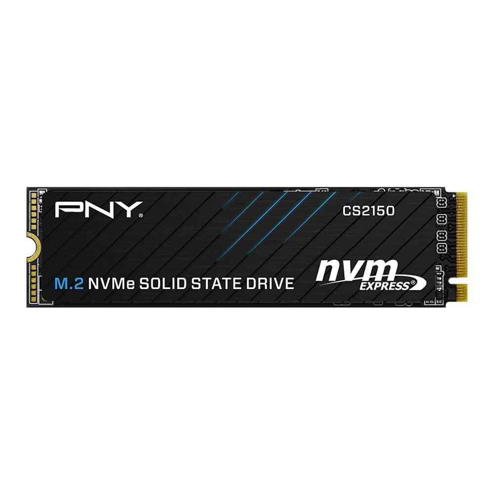 PNY 1TB NVMe PCIe5.0 M.2固态硬盘 读速10200MB/s 3D NAND电脑SSD 黑色 CS2150系列