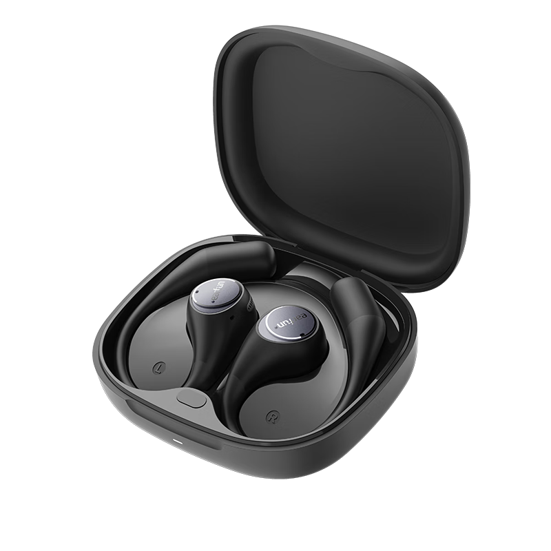 EarFun 麗耳【國(guó)家補(bǔ)貼】OpenJump掛耳式藍(lán)牙耳機(jī)氣傳導(dǎo)開(kāi)放式不入耳運(yùn)動(dòng)跑步專(zhuān)用游戲無(wú)線通話降噪防水長(zhǎng)續(xù)航 定向防漏音丨穩(wěn)固不易掉 騎士黑 可拆封試用丨現(xiàn)貨速發(fā)丨18月質(zhì)保