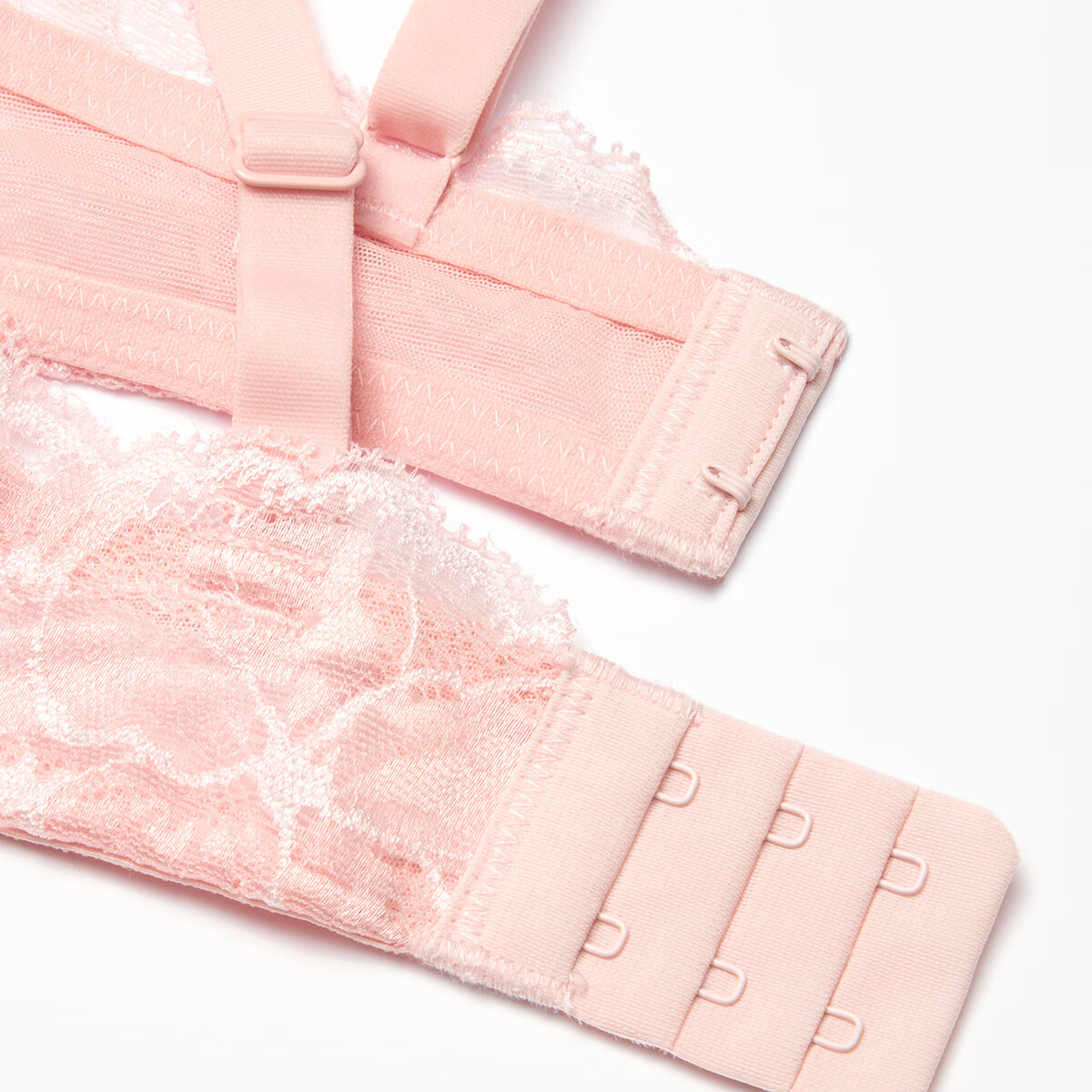 欧迪芬（Ordifen）【拼款】女士内衣无钢圈聚拢升杯无钢圈蕾丝文胸内衣 梦境粉-OB2502 34B/75B