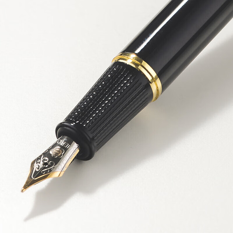 英雄（HERO）9018钢笔明尖铱金笔美工笔练字书法钢笔学生笔签字笔生日礼物商务办公笔 直尖钢笔（约0.5mm）