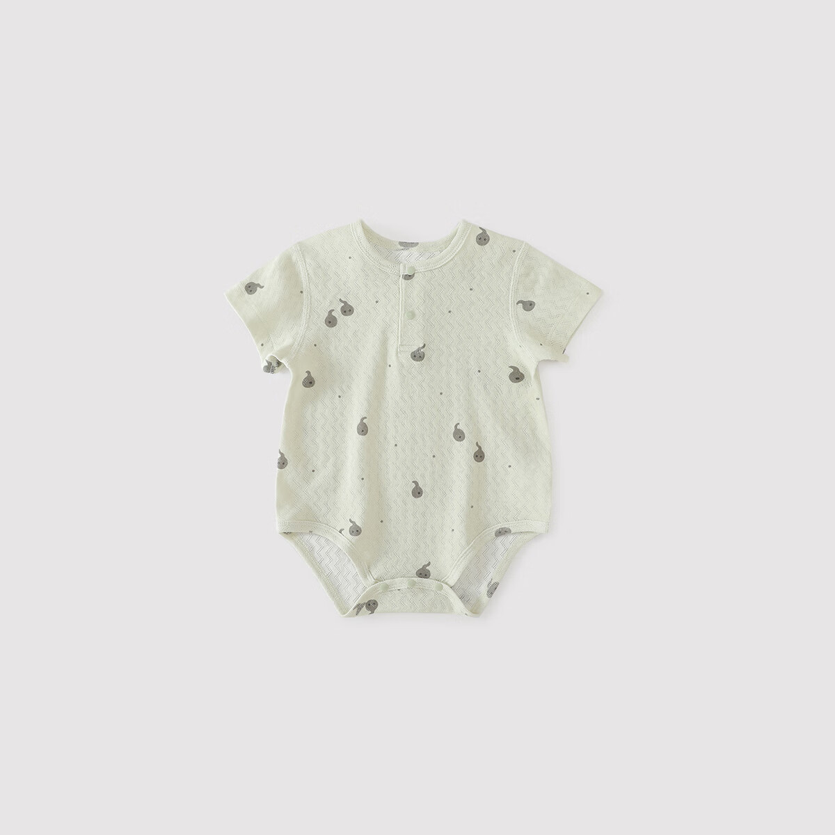 巴厘小猪婴儿包屁衣夏季短袖三角哈衣薄款爬爬服新生儿衣服纯棉宝宝连体衣 小蝌蚪找妈妈 66cm