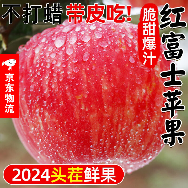桃尝乐 山东红富士苹果净重4.5斤