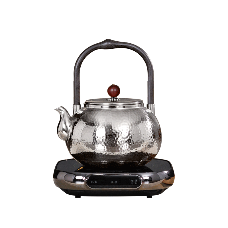 TILIVING（钛立维）纯钛锤纹提梁壶电陶炉煮茶器煮茶壶茶具电茶炉围炉煮茶家用烧水壶泡茶壶