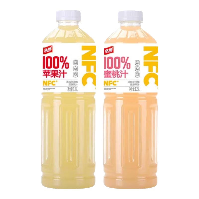 ����ƿ��֭��ƻ��֭����֭��ե���֭���ϱ��ɾ�1.25L/ƿ 100%��֭ ƻ��֭1.25L*1ƿ��������